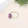 Amethyst Silver Ring - Image 2