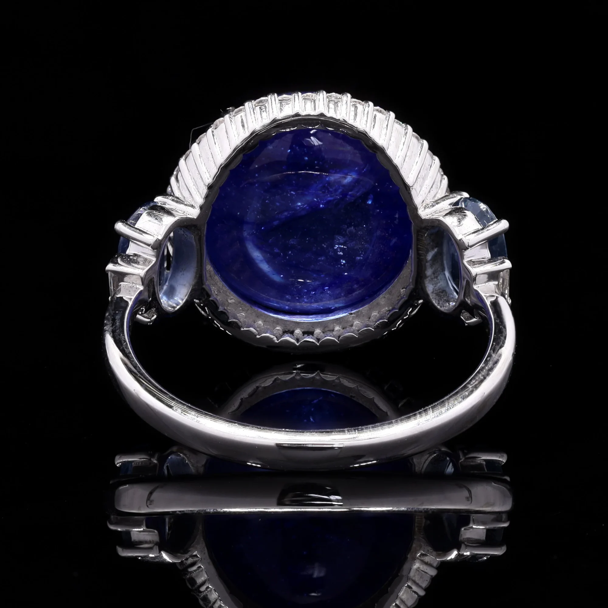 Blue Sapphire Kyanite Ring - Image 3